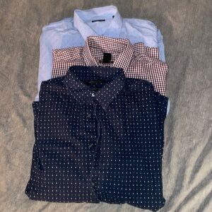Lot of Dress Shirts Size Medium, zachary prell, Bananna Republic, H&M